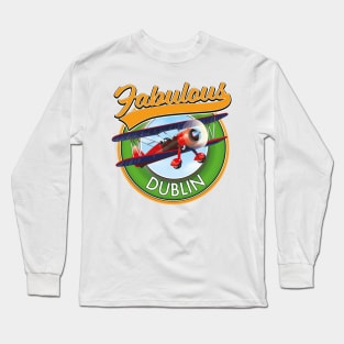 Fabulous Dublin travel patch Long Sleeve T-Shirt